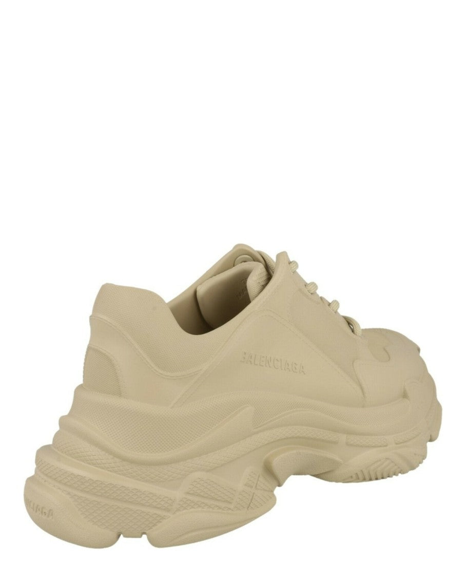 Balenciaga Triple S Low-Top Sneakers With Multi-Layered Sole And Block Heel