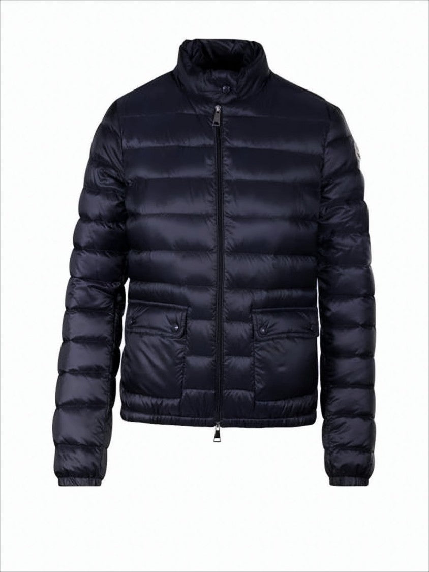 Moncler Quilted Down Jacket With High Collar