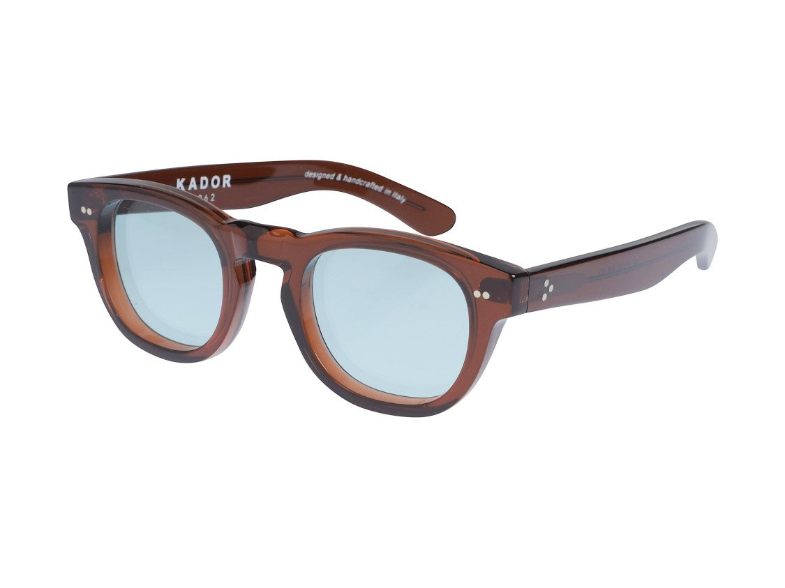 Kador Blue Kosmo/N Translucent Round Sunglasses