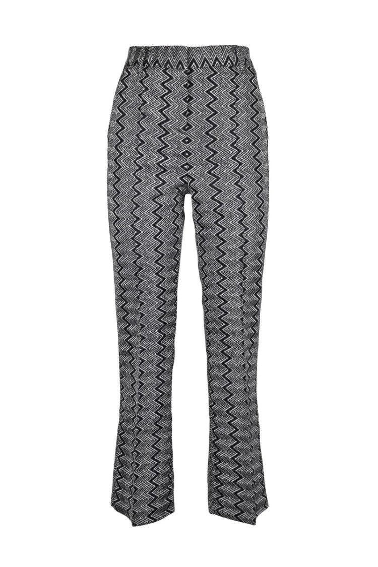 Missoni Lurex Trousers - Black/Silver