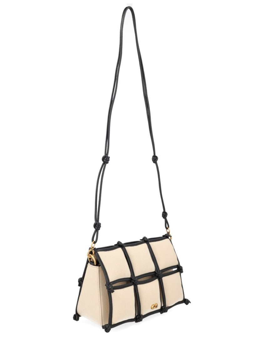 Cult Gaia Gaia Puff Grid Padded Shoulder Bag