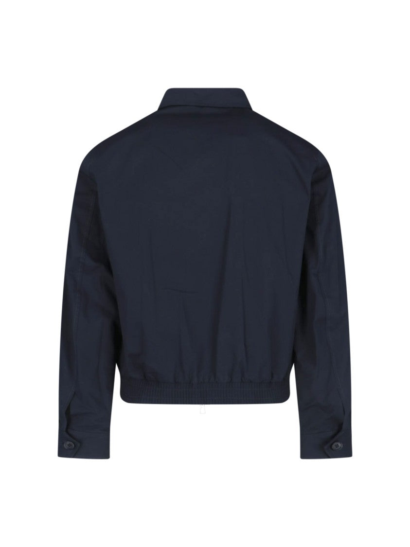 Tonywack Classic High Collar Black Zipper Jacket