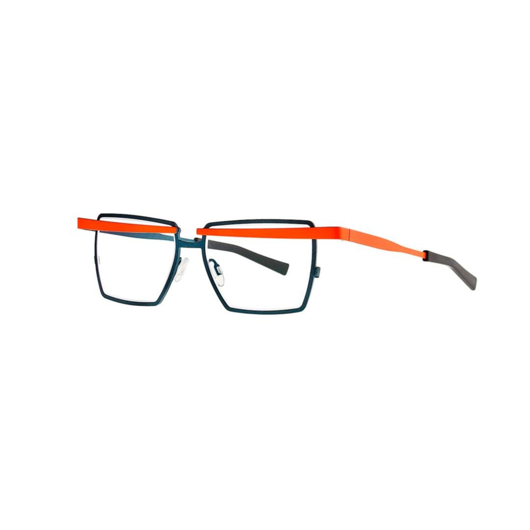 Theo Ci'en 482 C 3005+764 Square Frame Bi-Color Metal Eyeglasses
