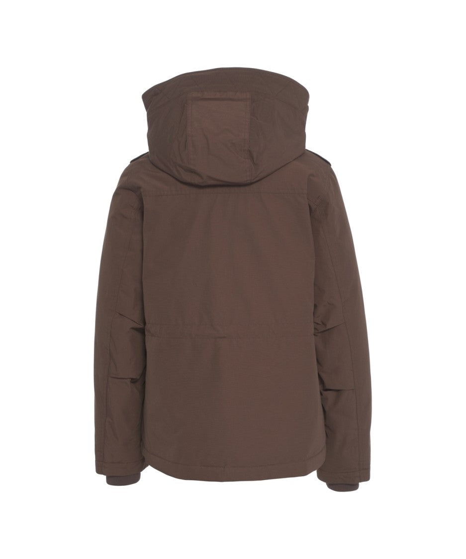 Woolrich High-Collar Padded Parka With Functional Hood