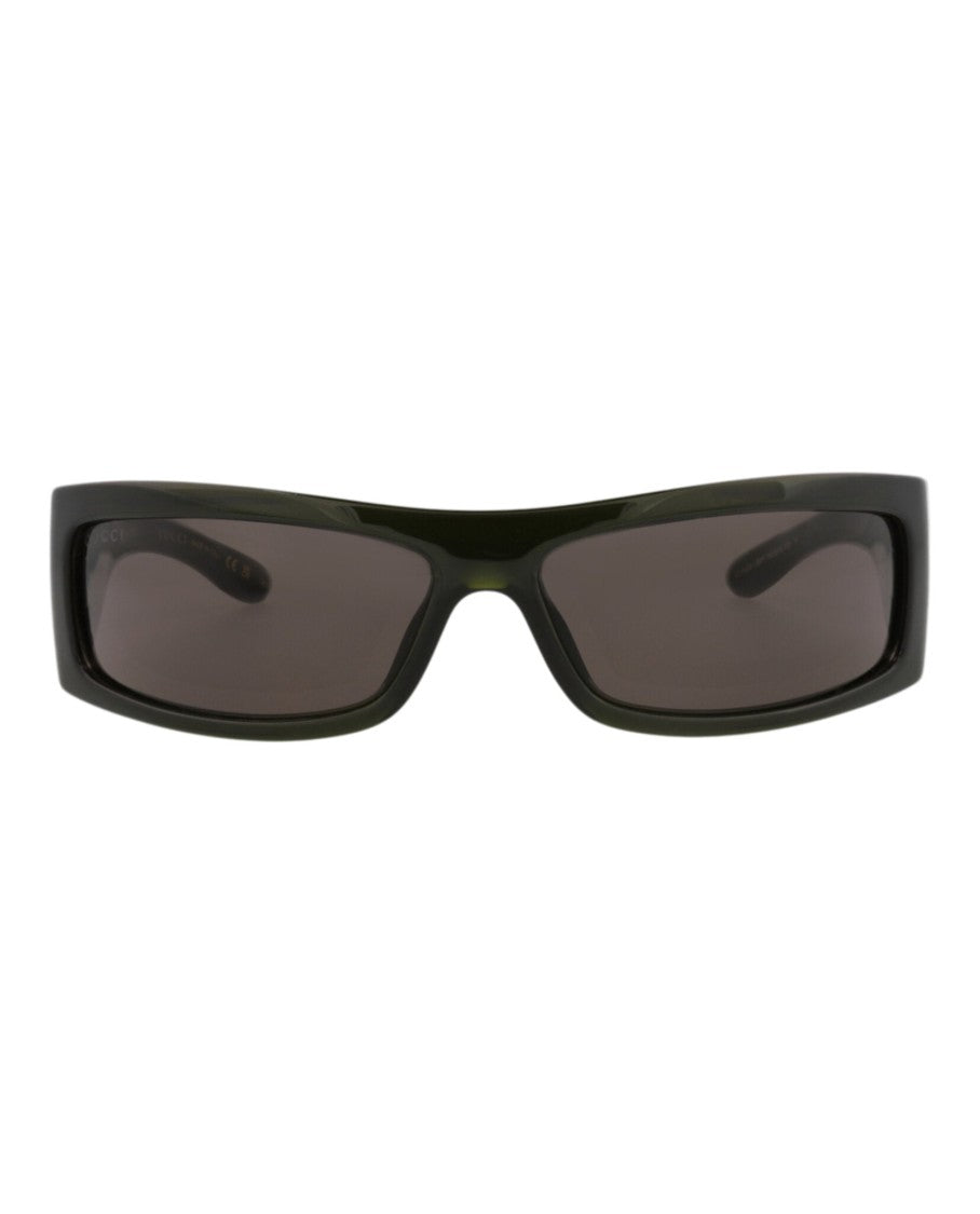 Gucci Shield-Frame Injection Sunglasses