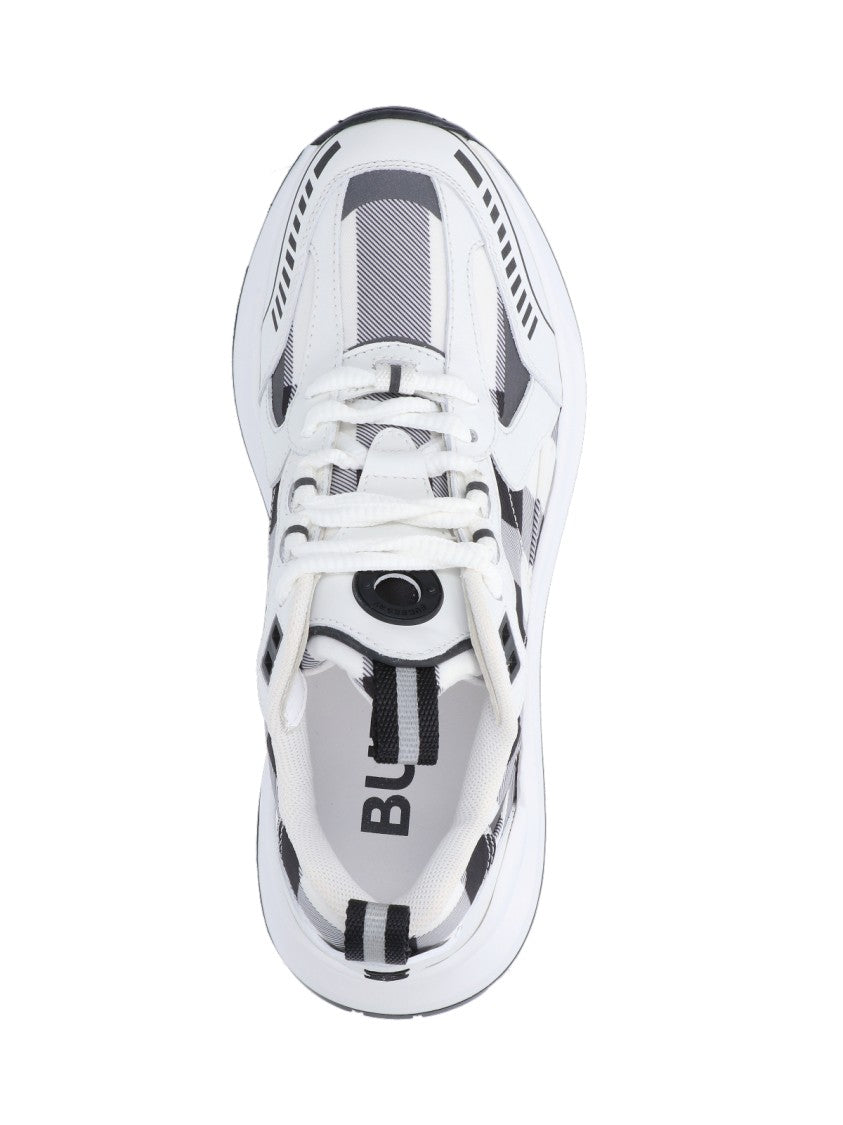 Burberry "Check" Sneakers – White