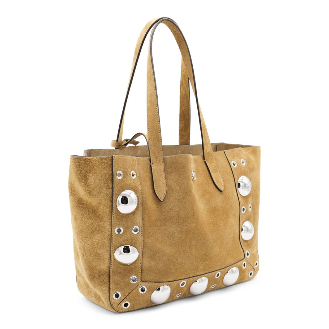 Valentino Garavani Beige Leather Nellcote Totes
