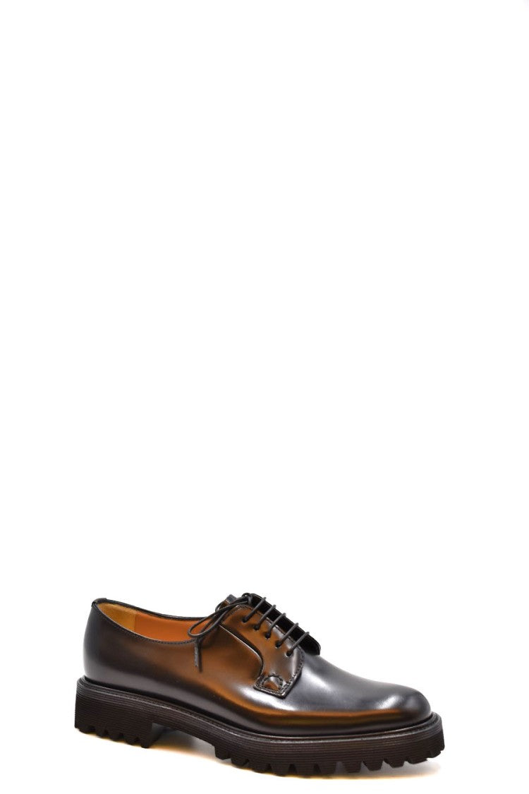 Church's Black Leather Lug-Sole Derby