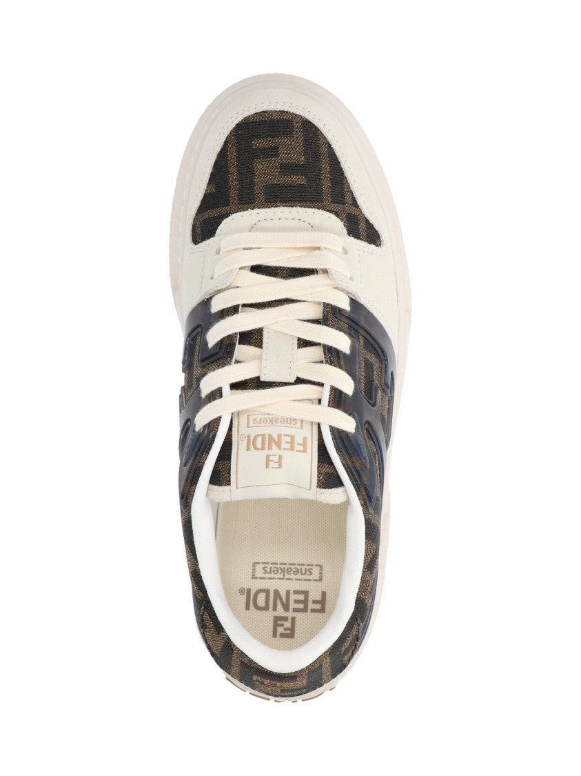 Fendi Match Sneakers – Brown