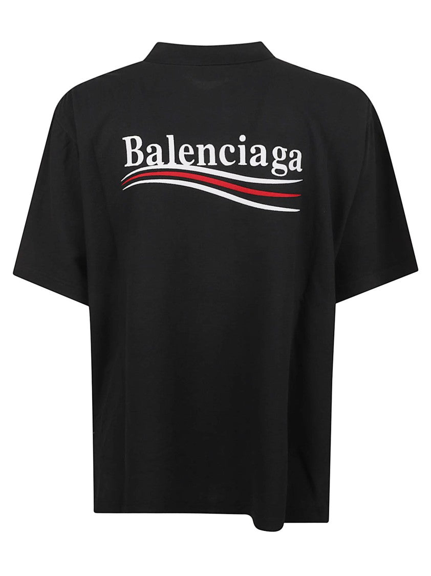 Balenciaga Cropped Polo Shirt