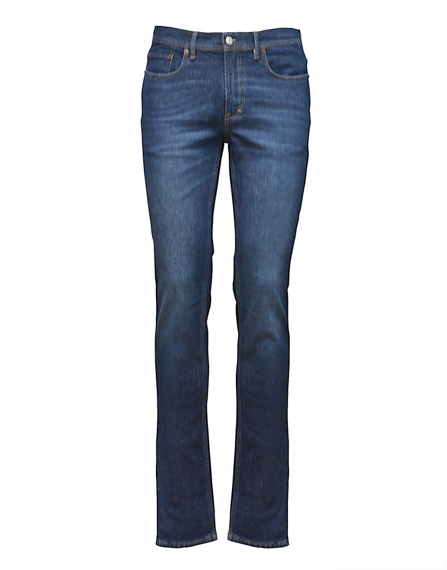 Acne Studios Straight-Leg Jeans In Dark Blue Wash