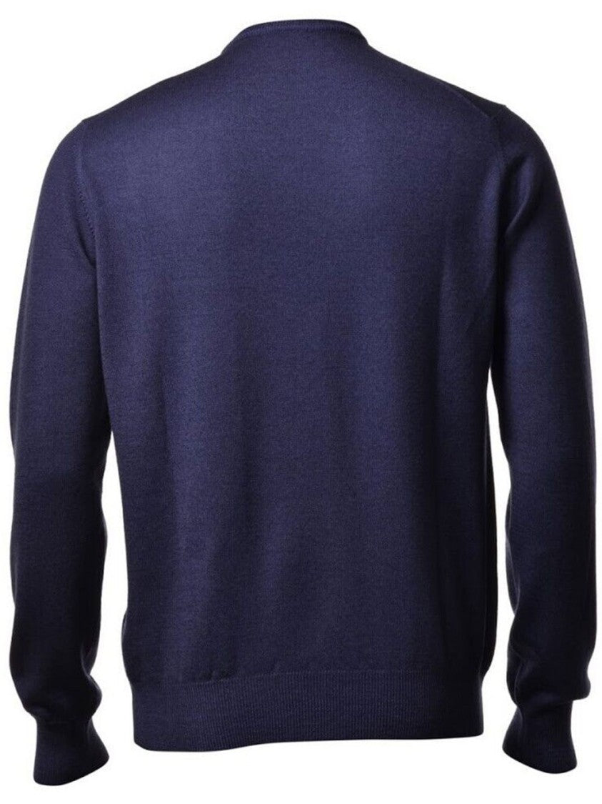 Gran Sasso Fine Knit Crew Neck Sweater In Premium Wool