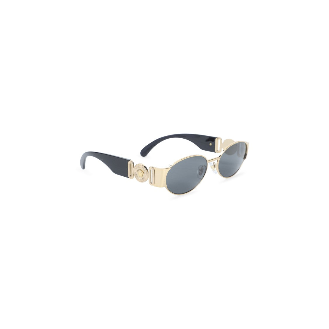 Versace Bold Metallic Gold Oval Sunglasses