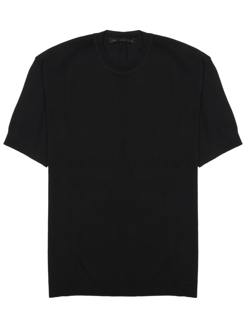 Low Brand Smooth Minimalist Crew Neck T-Shirt