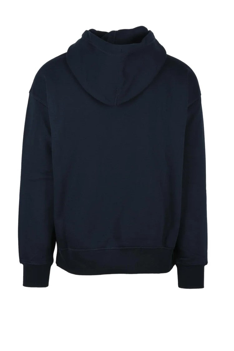 Tommy Hilfiger Blue Cotton Polyester Hoodie