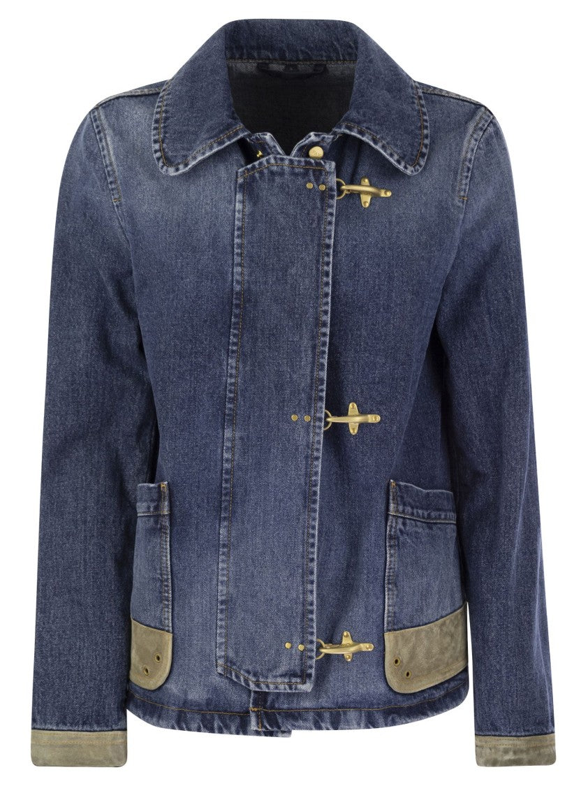 Fay 3-Hook Denim Jacket