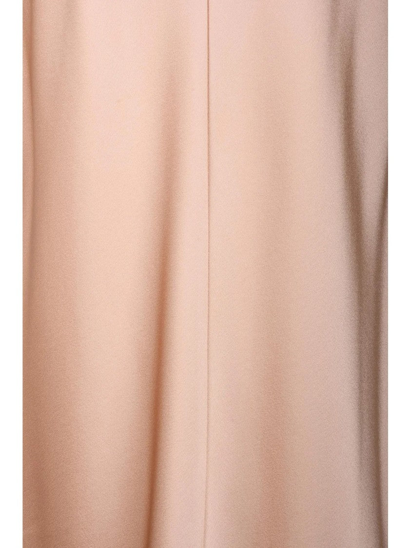 Blumarine Fluid Midi Skirt With Satin Finish
