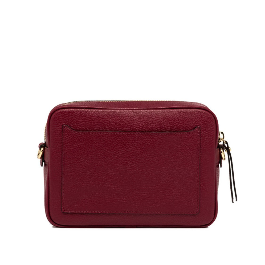 Gianni Chiarini Nina Shoulder Bag In Bordeaux Hammered Leather