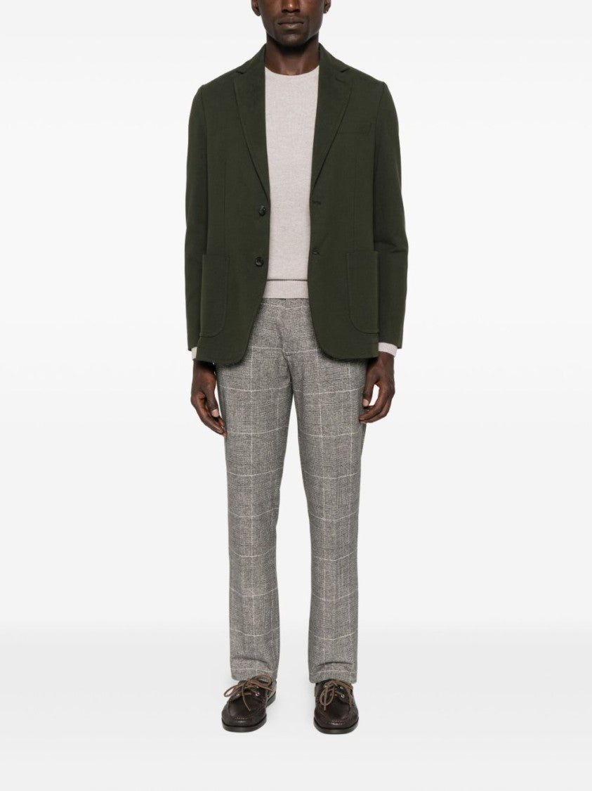 Daniele Fiesoli Wool-Cashmere Blend Gray Sweater