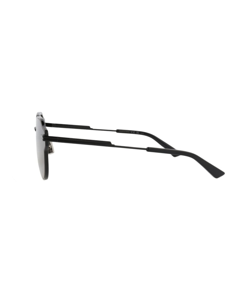 Bottega Veneta Aviator-Frame Metal Sunglasses