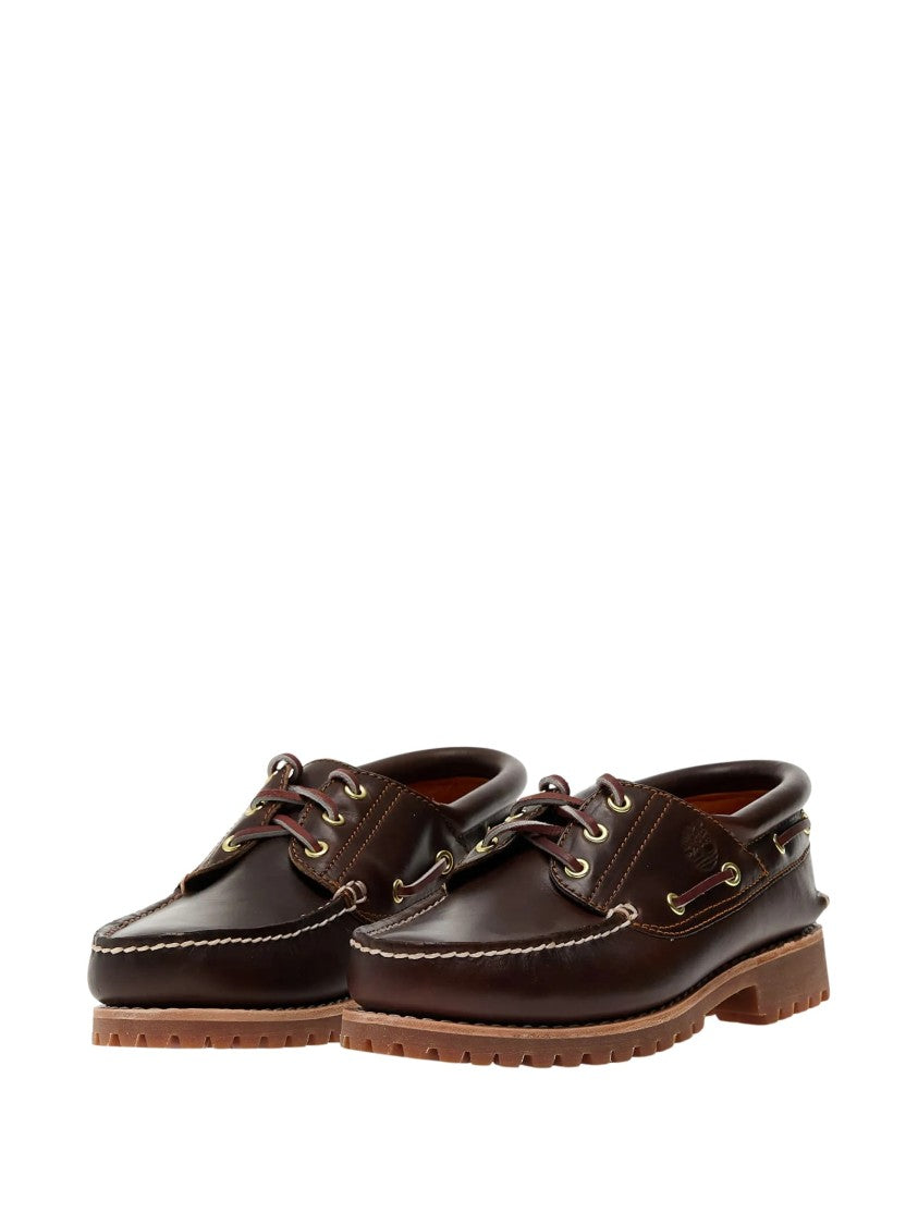 Timberland Brown Leather Boat Shoes