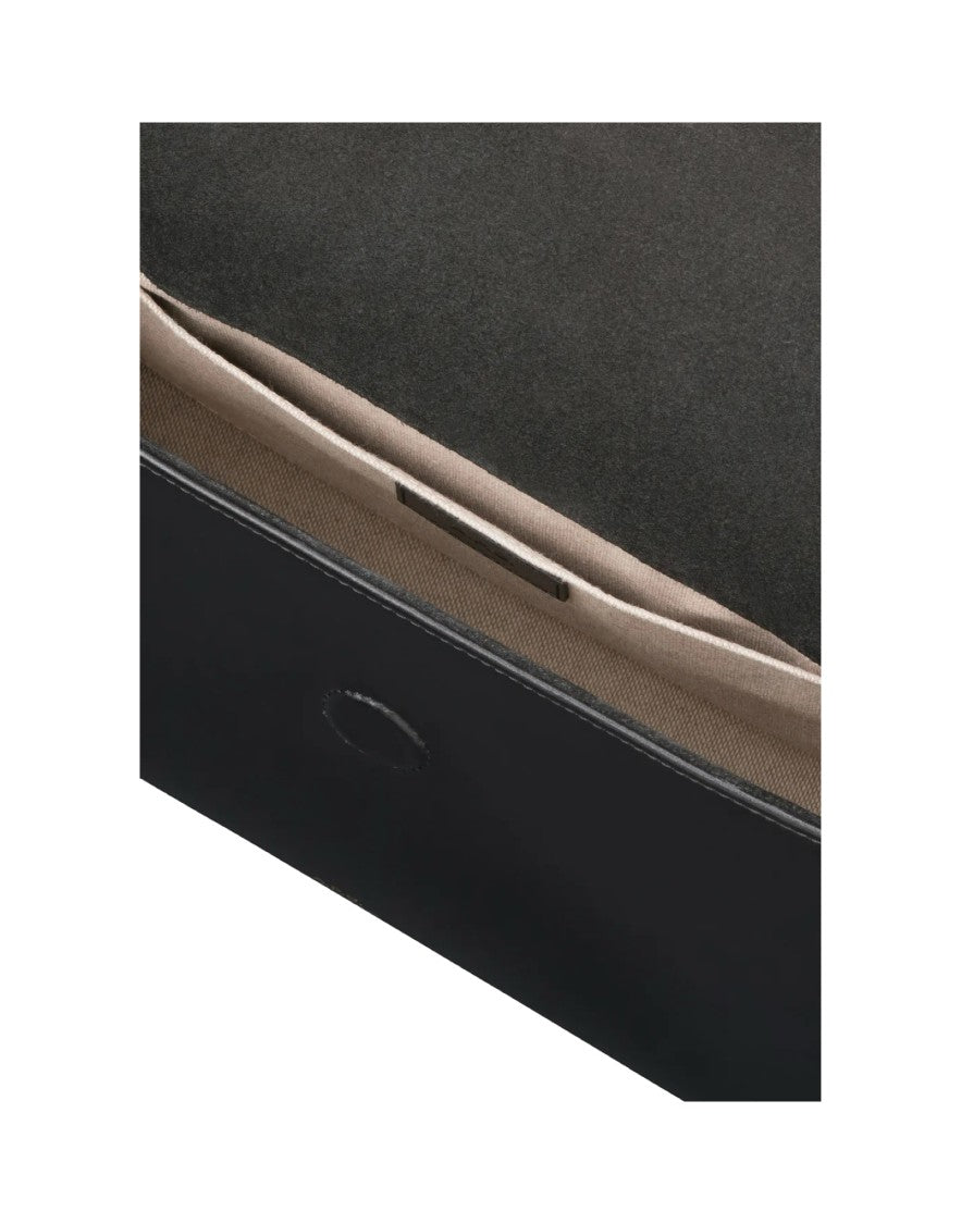 A.P.C. Flap Closure Shoulder Bag With Smooth Leather Finish