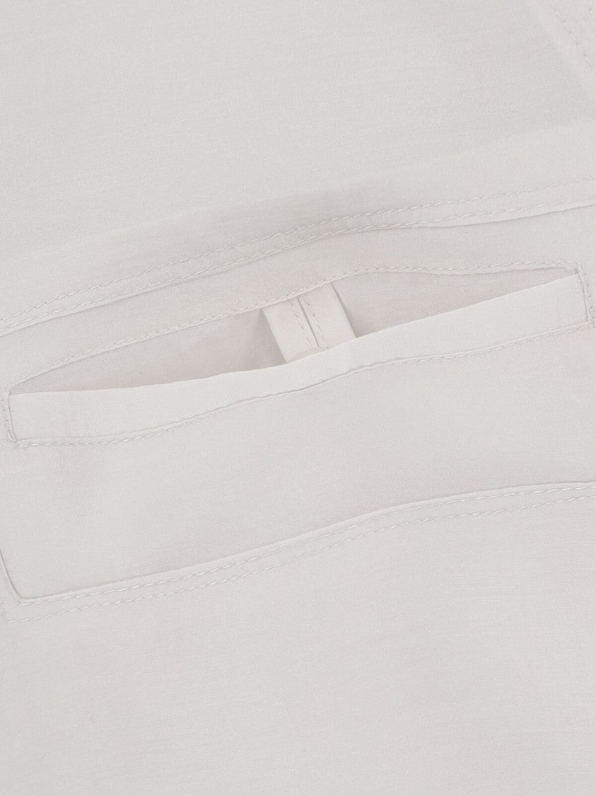 Low Classic Belted Shirt – Beige