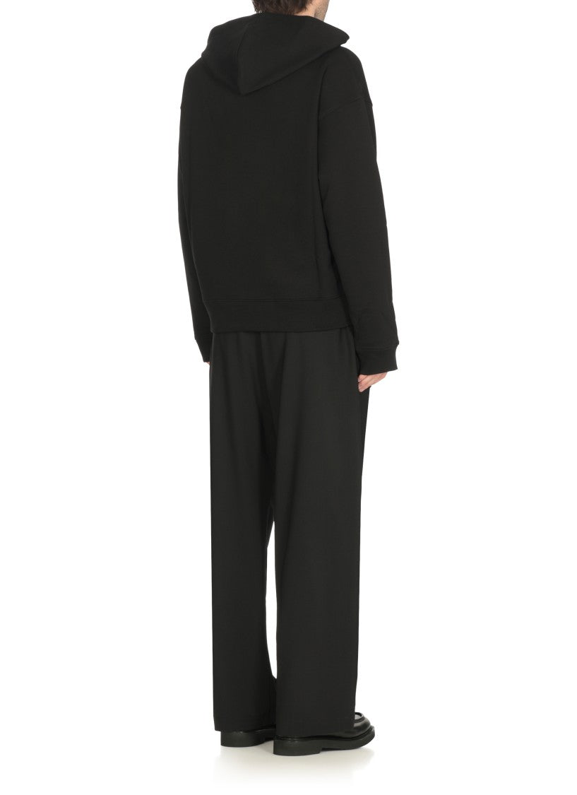 Moschino Cotton Logoed Hoodie