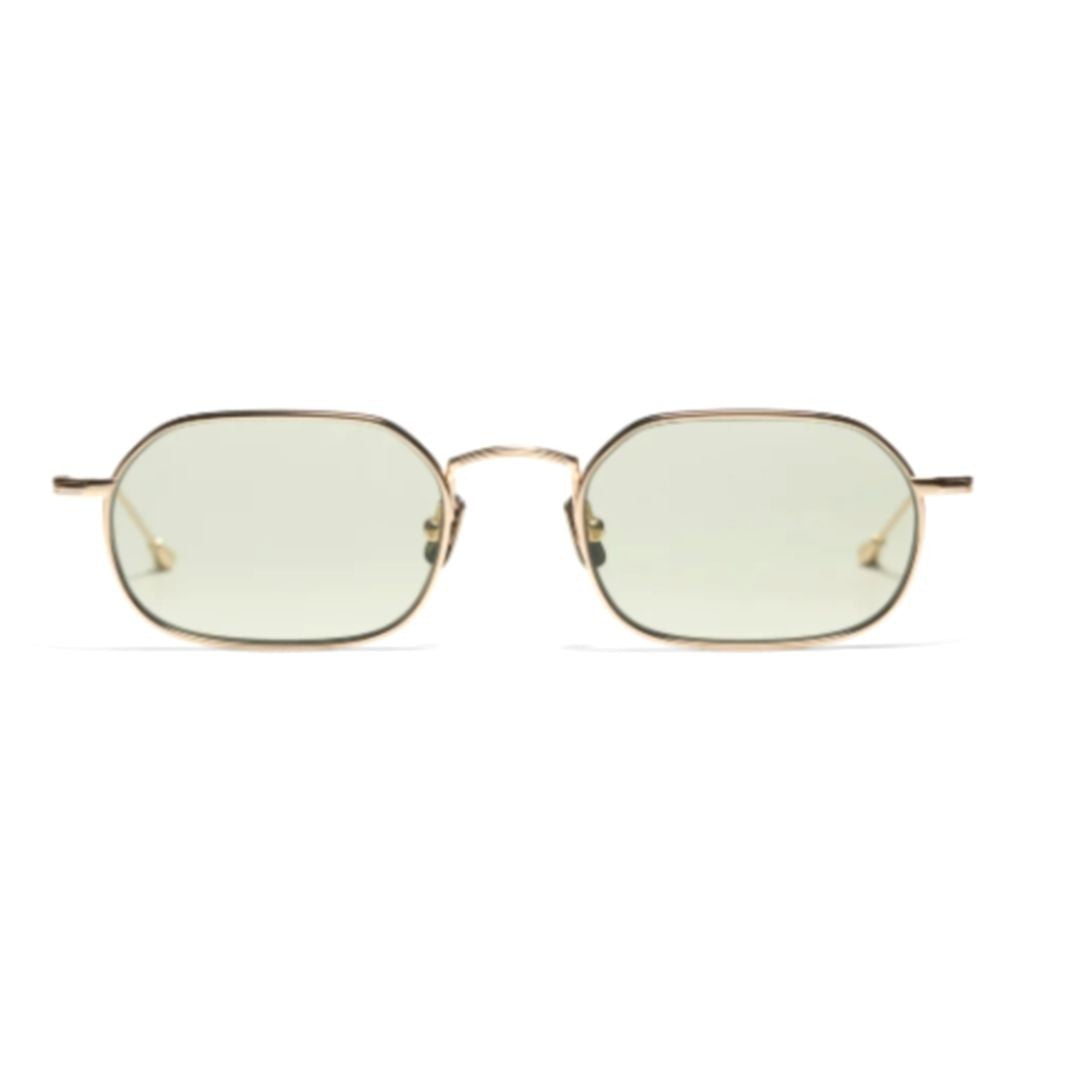 Peter And May Akira Rounded Rectangular Sunglasses With Gold-Finished Titanium Frame