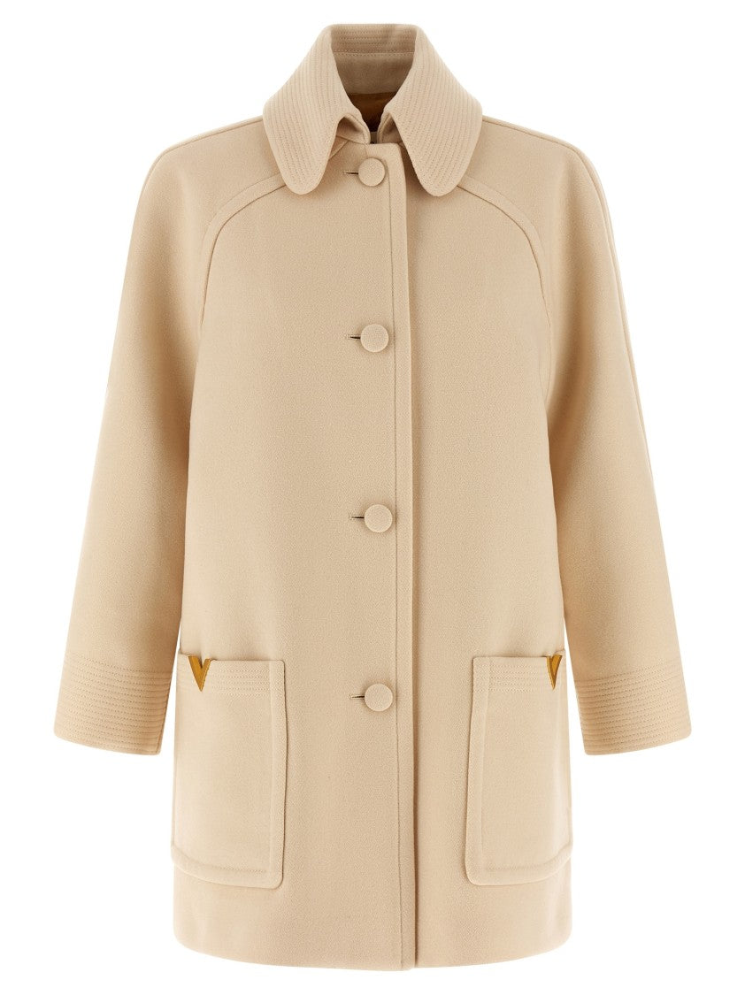 Valentino Garavani Wool Drap Coat