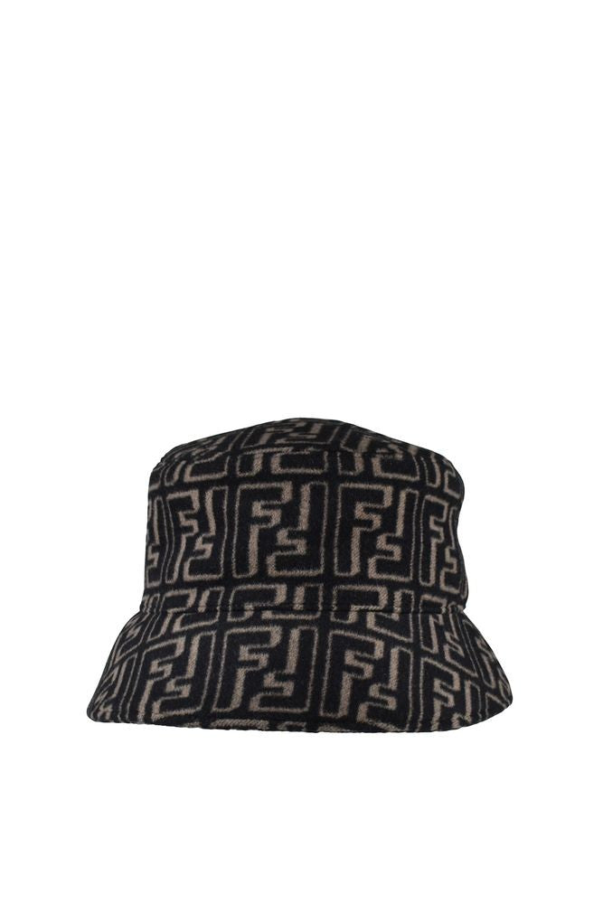 Fendi Ff Monogrammed Jacquard Bucket Hat