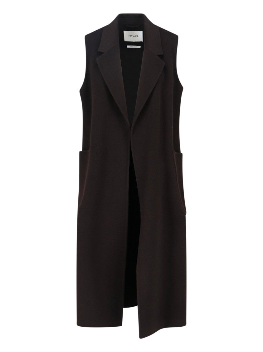 Ivy & Oak "Clarissa" Vest Coat – Brown