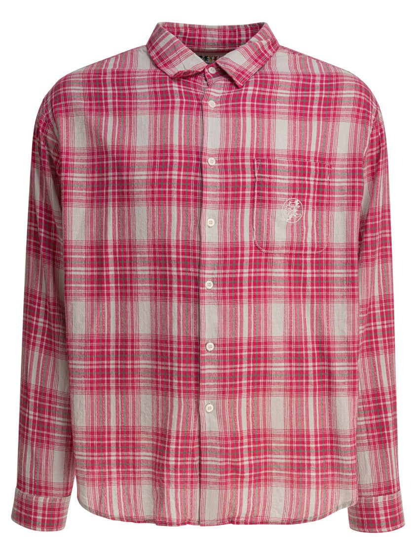 Thisisneverthat® Plaid Check Shirt With Classic Collar