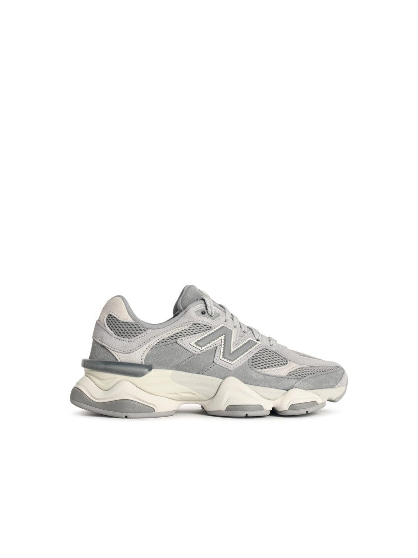 New Balance '9060' Grey Fabric Blend Sneakers