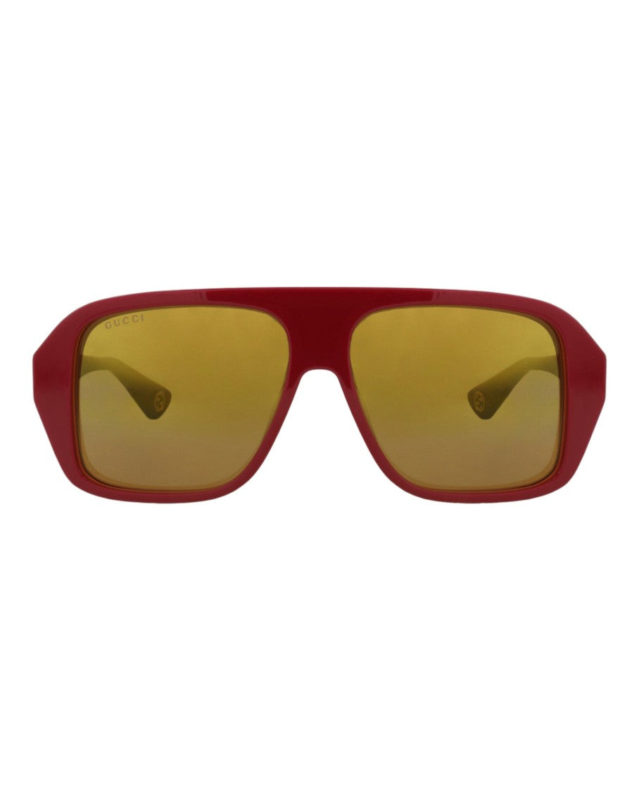 Gucci Aviator-Frame Recycled Acetate Sunglasses