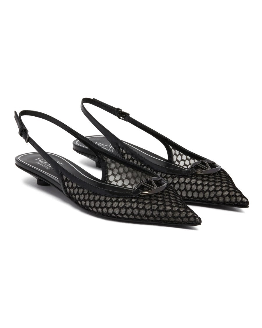 Valentino Garavani Pointed Slingback Ballet Flats