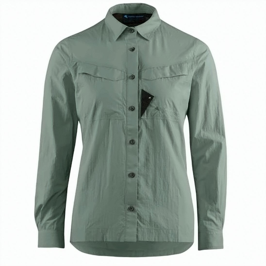 Klattermusen Classic Button-Down Shirt With Pointed Collar And Flap Pockets