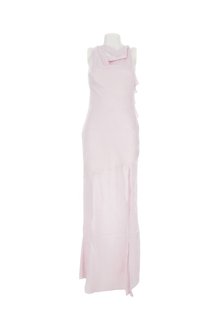 Rotate Birger Christensen Long Waterfall Dress