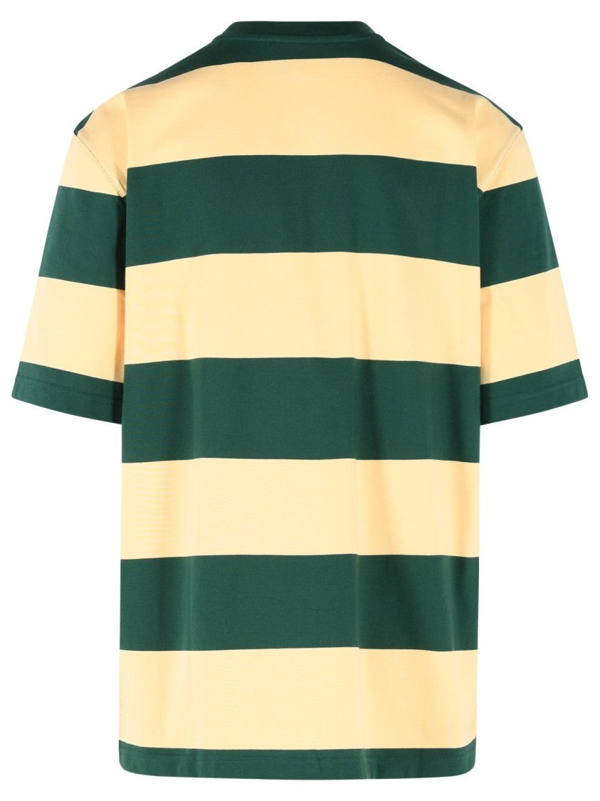 Marni Yellow And Green Cotton T-Shirt