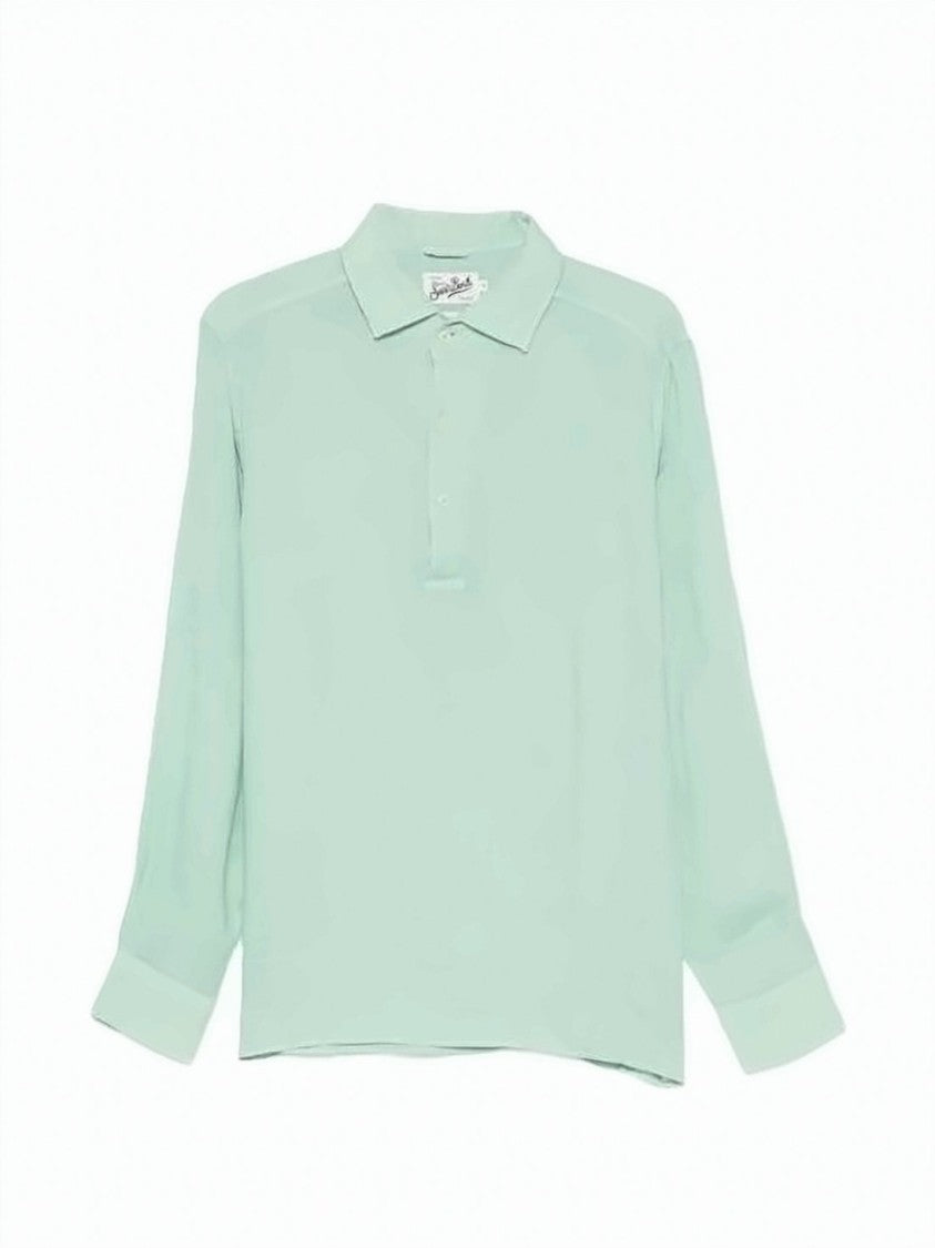 Mc2 Saint Barth Lightweight Long-Sleeve Polo Shirt With Classic Collar