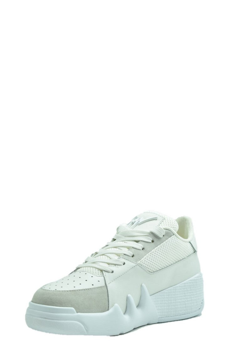 Giuseppe Zanotti Multicolor Leather Sneakers Wavy Rubber Sole