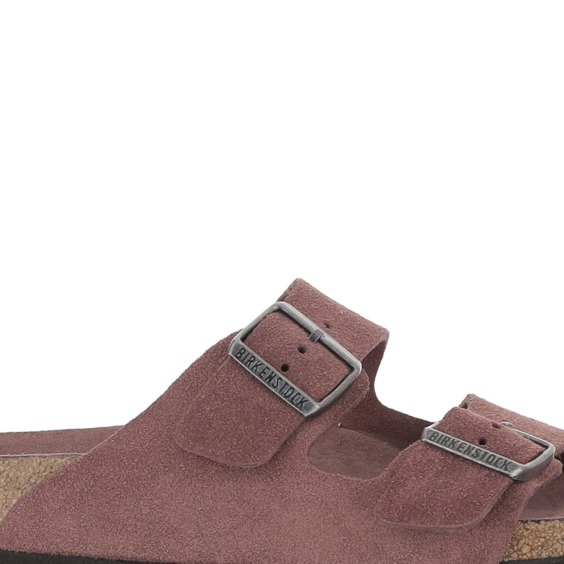 Birkenstock Open-Toe Suede Sandals With Adjustable Straps And Cork Sole
