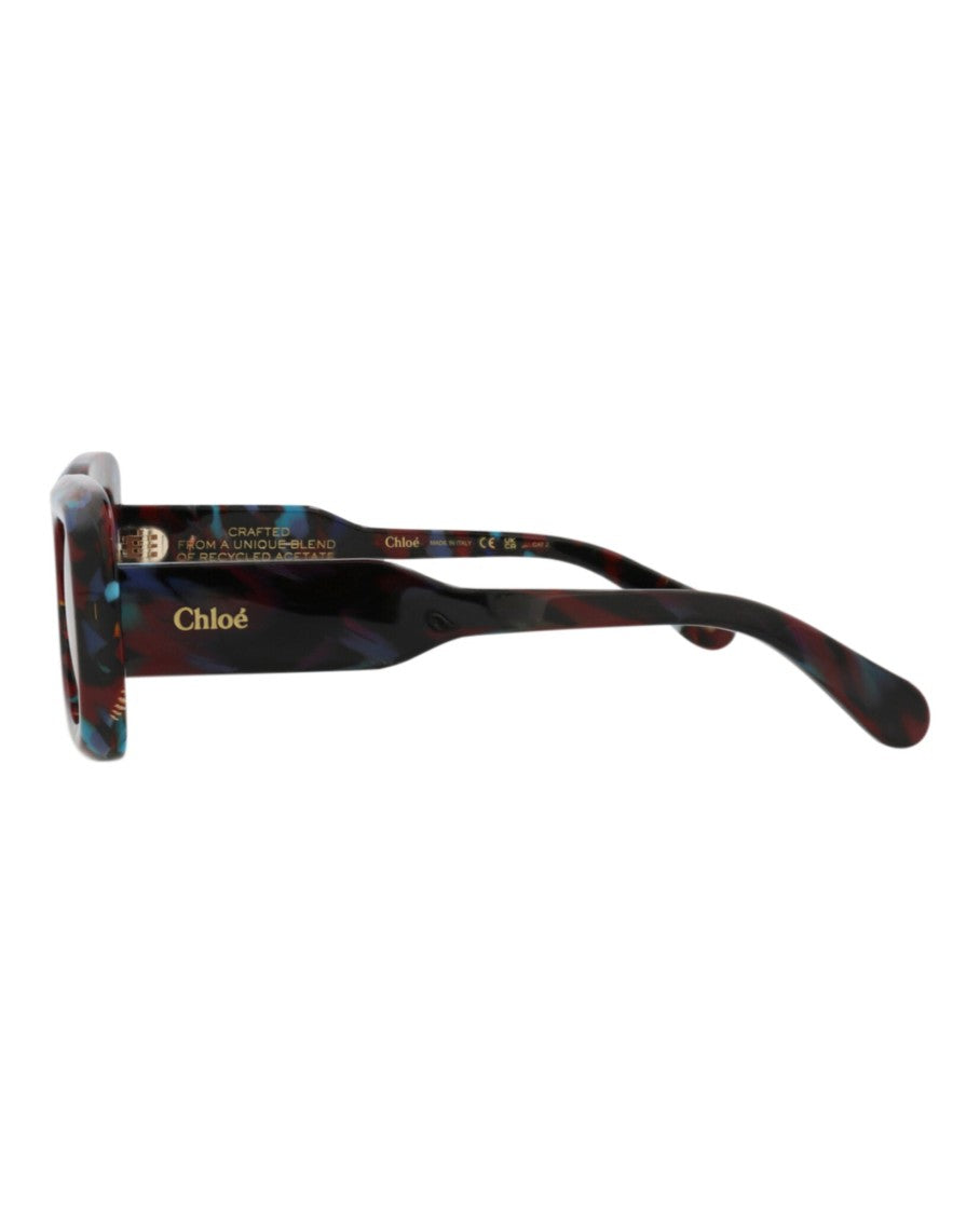 Chloé Square-Frame Recycled Acetate Sunglasses