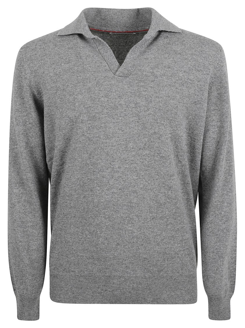 Brunello Cucinelli Classic V-Neck Cashmere Sweater