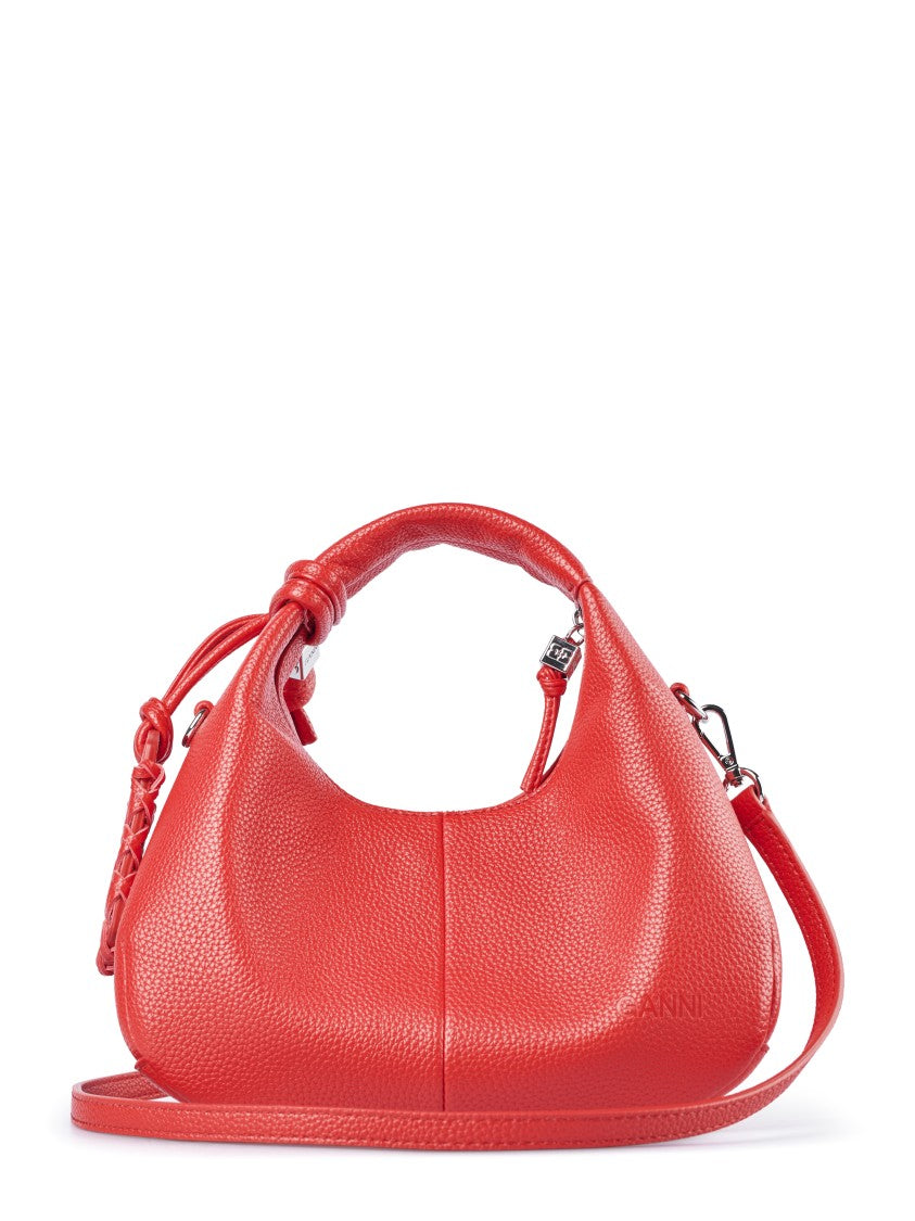 Ganni Mini Hobo Bag With Slouchy Silhouette