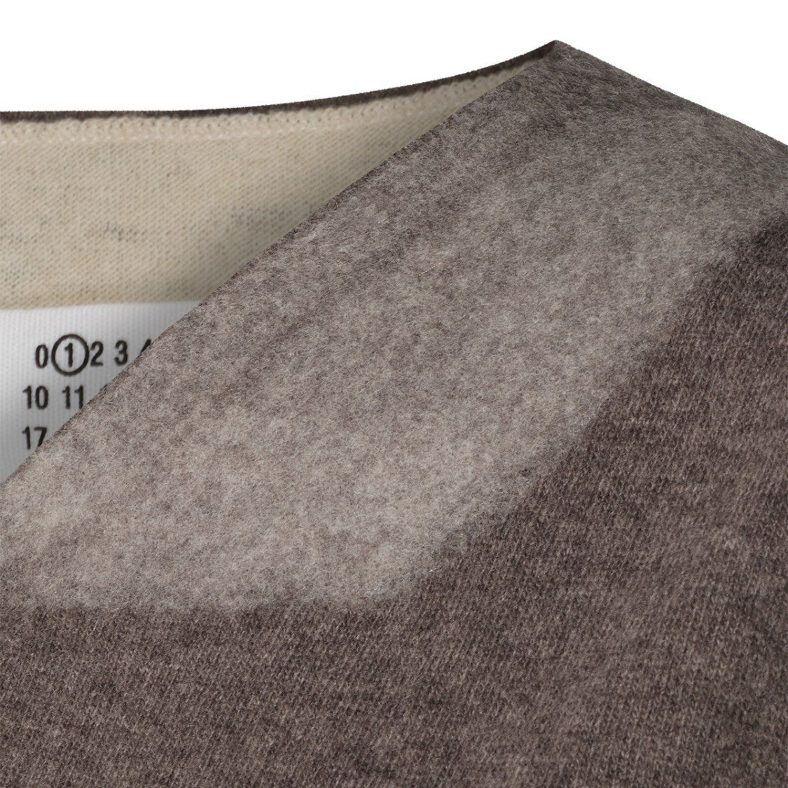 Maison Margiela Sleeveless Knit Sweater With Gradient Detail