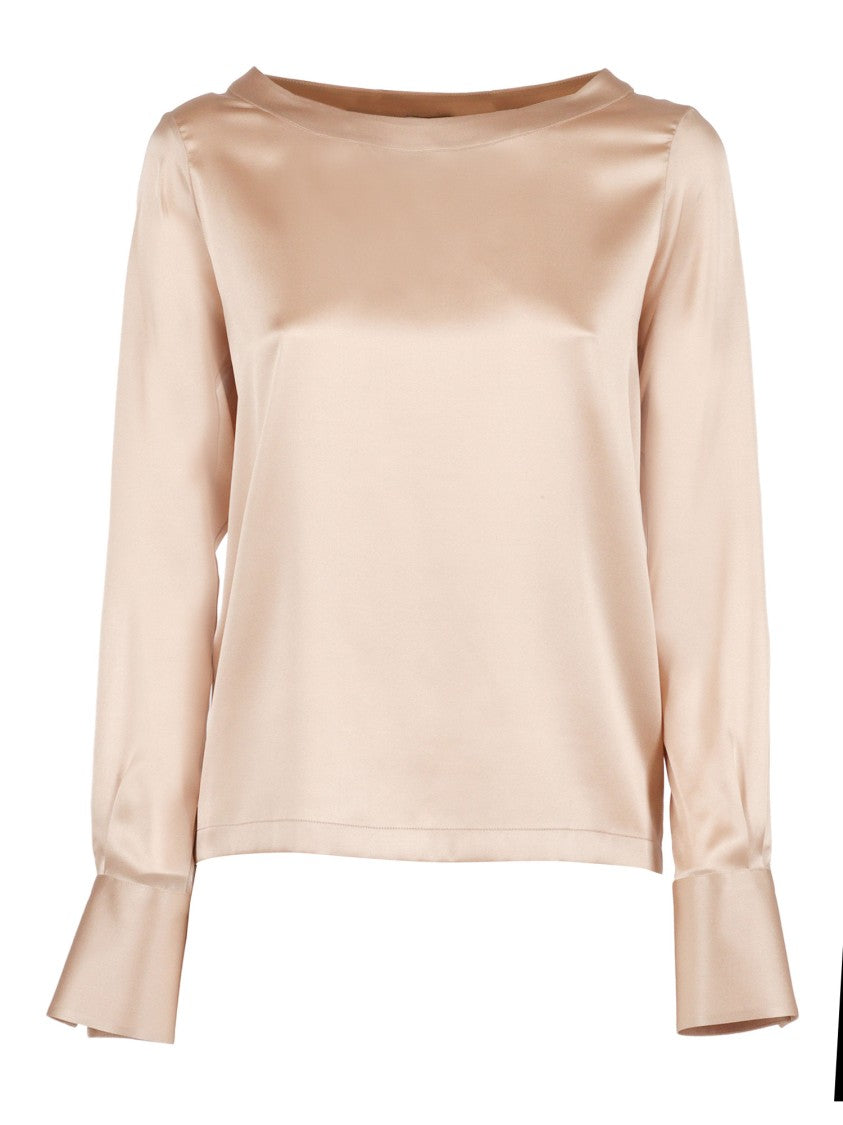 Mazzarelli Camicie Silk Shirt With Classic Collar