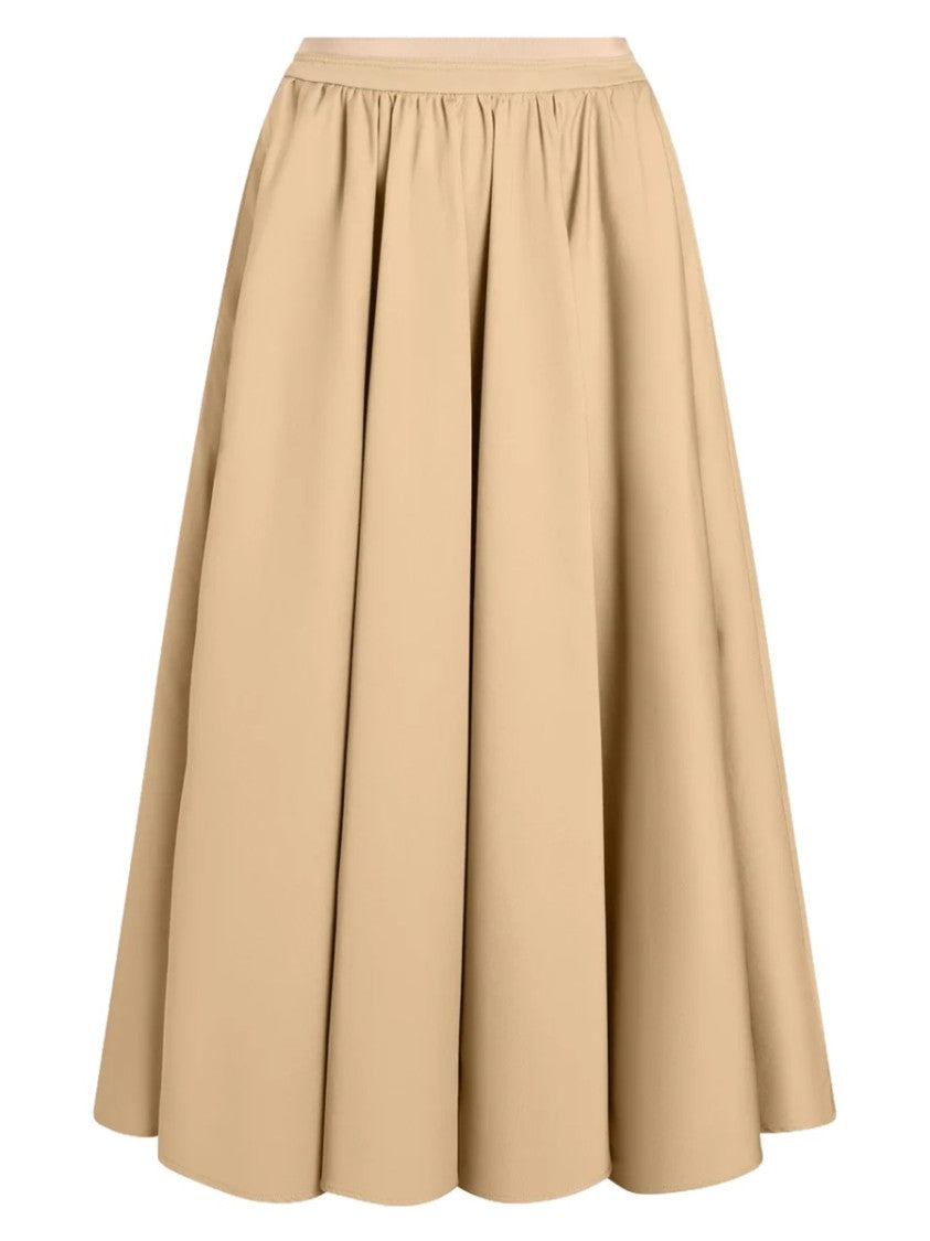 Patou Full-Length Gathered Waistband Maxi Skirt