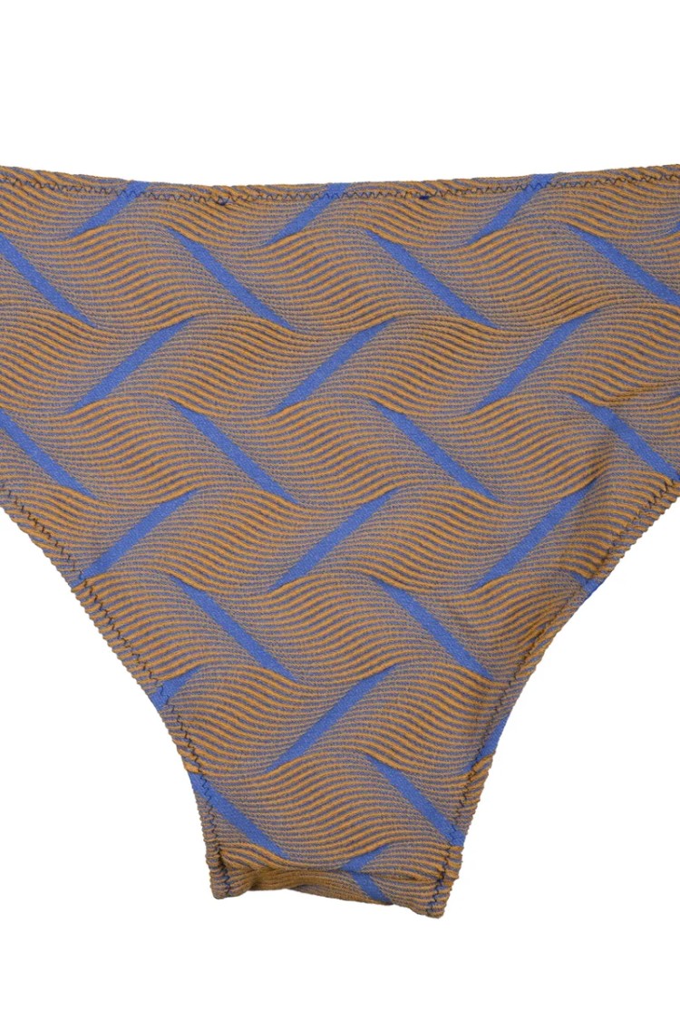 Sucrette Two-Piece Triangle Swimsuit With Adjustable Ties