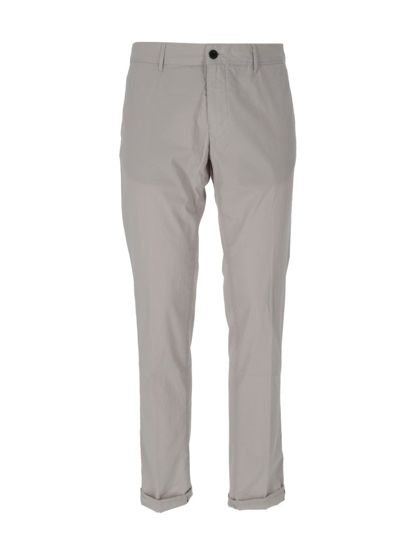 Incotex Slim Fit Cuffed Straight-Leg Pants